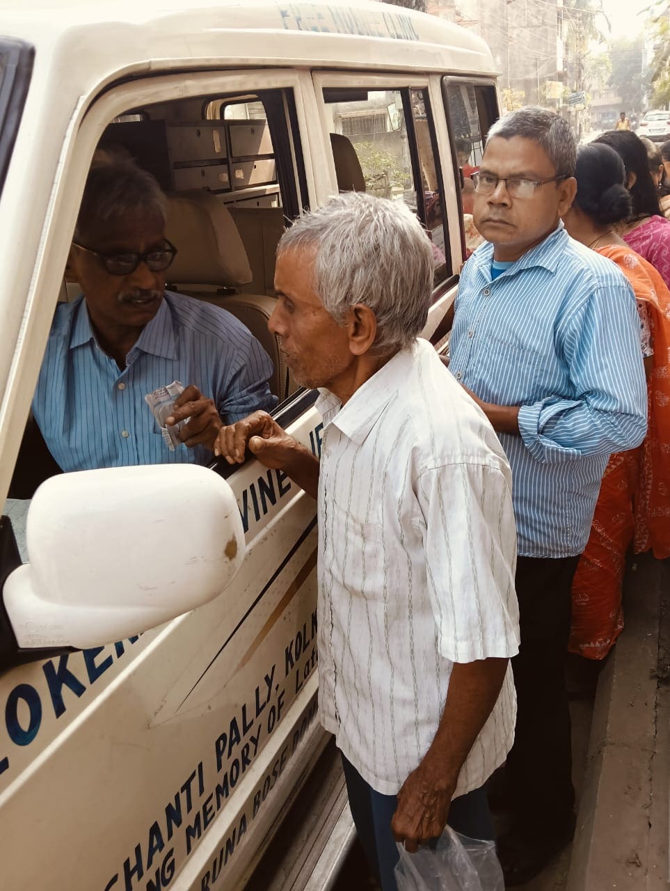 Mobile clinic serving a village community